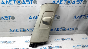 Tesla Model X 16-21 center pillar trim, upper belt, right, beige Alcantara, dry-cleanable