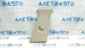 Center pillar trim upper belt right BMW 5 F10 11-16 beige oyster