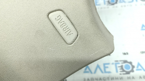 BMW 5 F10 11-16 right rear pillar trim, oyster beige, with plug, nicks, scratches