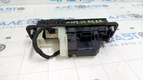 External trunk lid handle with button for opening the Mercedes C-class W205 19-21 under the camera