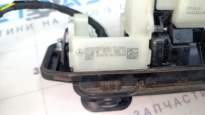 External trunk lid handle with button for opening the Mercedes C-class W205 19-21 under the camera