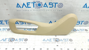 Driver's seat control cover for BMW 5 F10 11-16 beige Venetobeige, needs cleaning, scratches