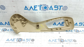 Driver's seat control cover for BMW 5 F10 11-16 beige Venetobeige, needs cleaning, scratches