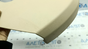 Driver's seat control cover for BMW 5 F10 11-16 beige Venetobeige, needs cleaning, scratches