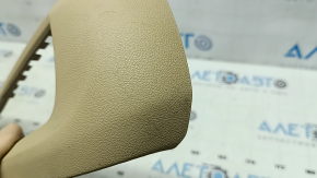 BMW 5 F10 11-16 passenger seat control trim, beige Venetobeige, needs cleaning, scratches