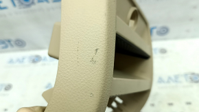 Rear center console trim for BMW 5 F10 11-16 beige Venetobeige, scratches, needs cleaning