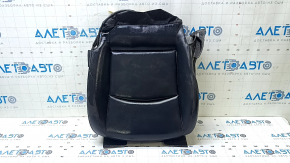 Toyota Prius 50 19-22 passenger seat cushion upholstery, heated, black and gray leather, ready to clean