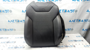 Driver's seat upper trim Volkswagen ID.4 21-22 black leather with perforation, heated, shot