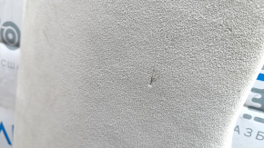 Tesla Model X 16-21 headliner, Alcantara beige, dry cleanable, broken fastener, creases, scratches, dents