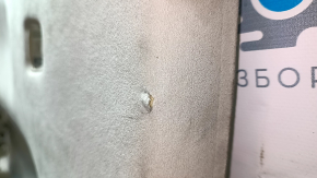 Tesla Model X 16-21 headliner, Alcantara beige, dry cleanable, broken fastener, creases, scratches, dents