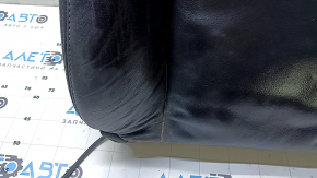 Toyota Avalon 13 driver's seat back upholstery - black leather, heated, wrinkled, no chip