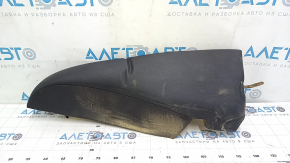 Left rear seat side trim for Mercedes C-class W205 15-21, dark gray leather, dry-cleanable, dented, corrosion