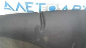 Left rear seat side trim for Mercedes C-class W205 15-21, dark gray leather, dry-cleanable, dented, corrosion
