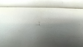 Lower driver's seat trim for Tesla Model X 16-21, beige leather, heated, leather punctured, scuffed, dented side panel
