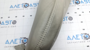 Tesla Model X 16-21 driver's seat upper outer trim beige leather