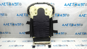 Upper interior driver's seat upholstery for Tesla Model X 16-21, beige leather, heated