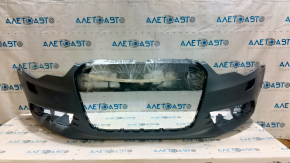 Bare front bumper Audi A6 C7 12-15 without parking sensors