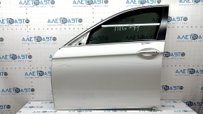 Front left door assembly BMW 5 F10 11-16 keyless, white 300, butt