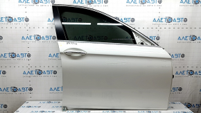 BMW 5 F10 11-16 keyless front right door assembly, chrome handle, white 300