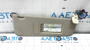 Right visor BMW 5 F10 11-16 beige oyster, without hook