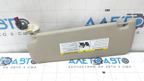 Right visor BMW 5 F10 11-16 beige oyster, without hook