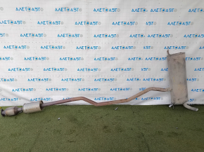 Single-pipe exhaust system for Ford Fusion mk5 19-20 2.0 hybrid, plug-in with catalytic converter