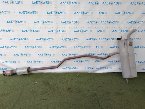 Single-pipe exhaust system for Ford Fusion mk5 19-20 2.0 hybrid, plug-in with catalytic converter