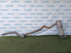 Exhaust pipe, middle section, BMW F30 17-18 AWD B46 with barrel, with damper and catalytic converter, dented