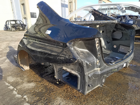 Quarter wing rear left BMW 3 F30 4d 12-18 on the body, black