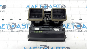 BMW 5 F10 11-16 center console air vent, black, for heated rear seats, scratched, peeling coating