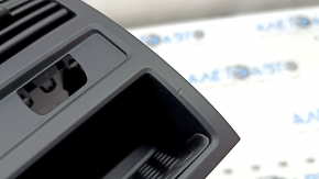 BMW 5 F10 11-16 center console air vent, black, for heated rear seats, scratched, peeling coating