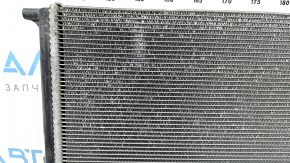 BMW 3 F30 17-18 B46 intercooler radiator with bent tubes and bent honeycombs