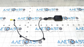 Infiniti QX30 17-19 passenger seat belt latch, black, with sensor