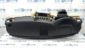 BMW 5 Series F10 11-16 Black and Beige Dashboard with Airbag