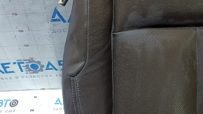 Nissan Murano z52 15-24 driver's seat cushion trim, brown leather, perforated, heated, wrinkled
