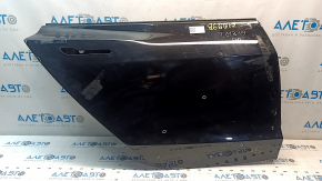 Tesla Model 3 18-20 black PBSB rear right door assembly, chips, scratches on the edge, blistered paint