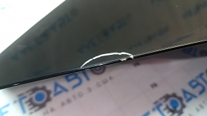 Tesla Model 3 18-20 black PBSB rear right door assembly, chips, scratches on the edge, blistered paint