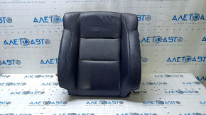 Acura ILX 13-15 driver's seat back upholstery, black leather, perforated, heated, wrinkled