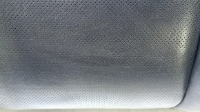 Acura ILX 13-15 driver's seat back upholstery, black leather, perforated, heated, wrinkled