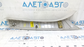 Mercedes C-class W205 15-21 gray front pillar trim, upper left, dry-cleanable