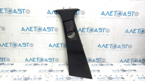Left upper center pillar trim, Mercedes C-class W205 15-21, black, dry-cleanable, cracked