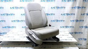 Passenger seat VW Passat b8 16-19 USA without airbag, mechanical, cloth gray, for dry cleaning
