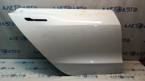 Tesla Model 3 21 rear right door, white PPSW, scratches