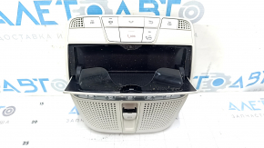 Front headlight assembly for Mercedes C-class W205 19-21 with panoramic headlights, gray