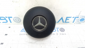 Mercedes C-Class W205 driver's steering wheel airbag, black, rusty squib, water contact
