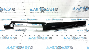Right front panel trim BMW 5 F10 11-16 brown wood (Perlglanz Chrom), chrome, scratches