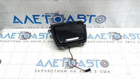 BMW 5 F10 11-16 Front Console Ashtray with Wood Trim, Backlit, Scratched