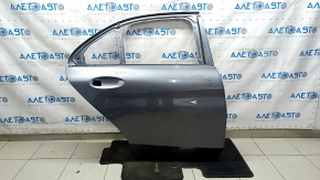 Bare rear right door Mercedes C-class W205 15-18 aluminum, graphite 992, glued, chipped