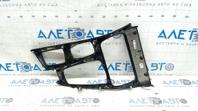 Upper center console trim for BMW 5 F10 11-16 automatic transmission, ash wood, no trim, scratches