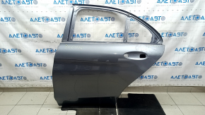 Bare rear left door Mercedes C-class W205 15-18 aluminum, graphite 992, in glue